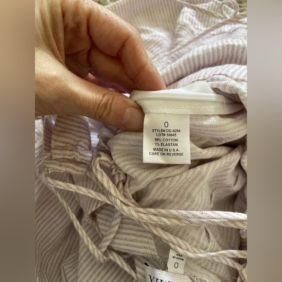 INTERMIX red white striped long maxi mermaid dress 0 - Picture 6 of 7